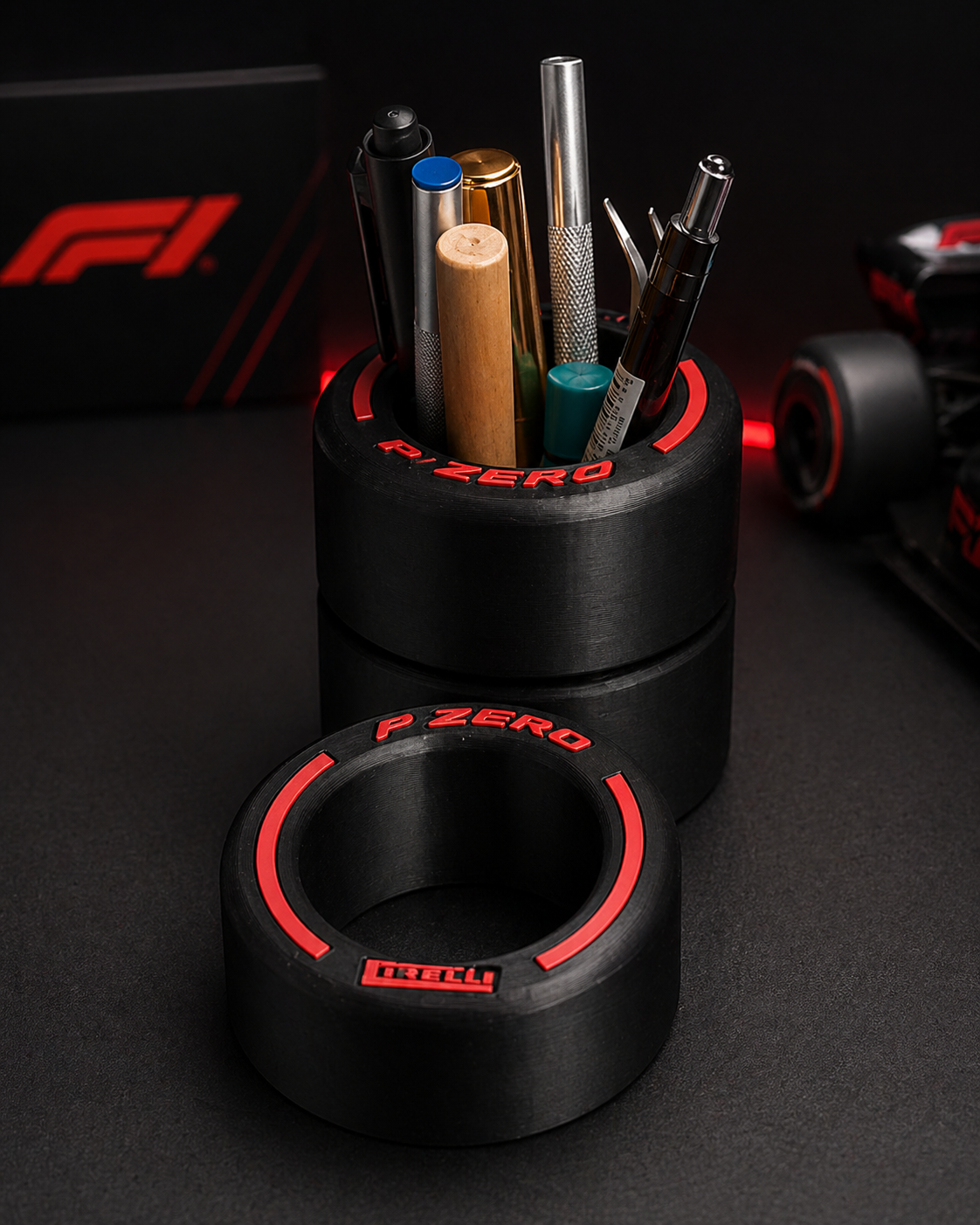 PitStop Tyre Organizer โ F1 Edition