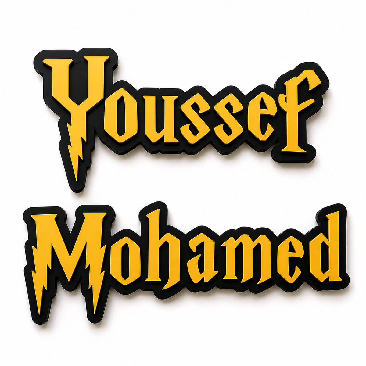 Customizable Harry Potter Name Wall Decor