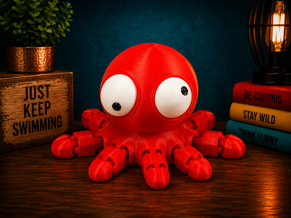 Inky the Flexi Octopus – Goofy Crew Movable Eyes