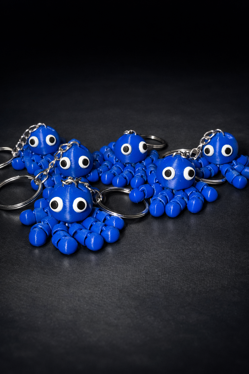 Flexi Octopus Keychain – Articulated 3D Printed Mini Octo
