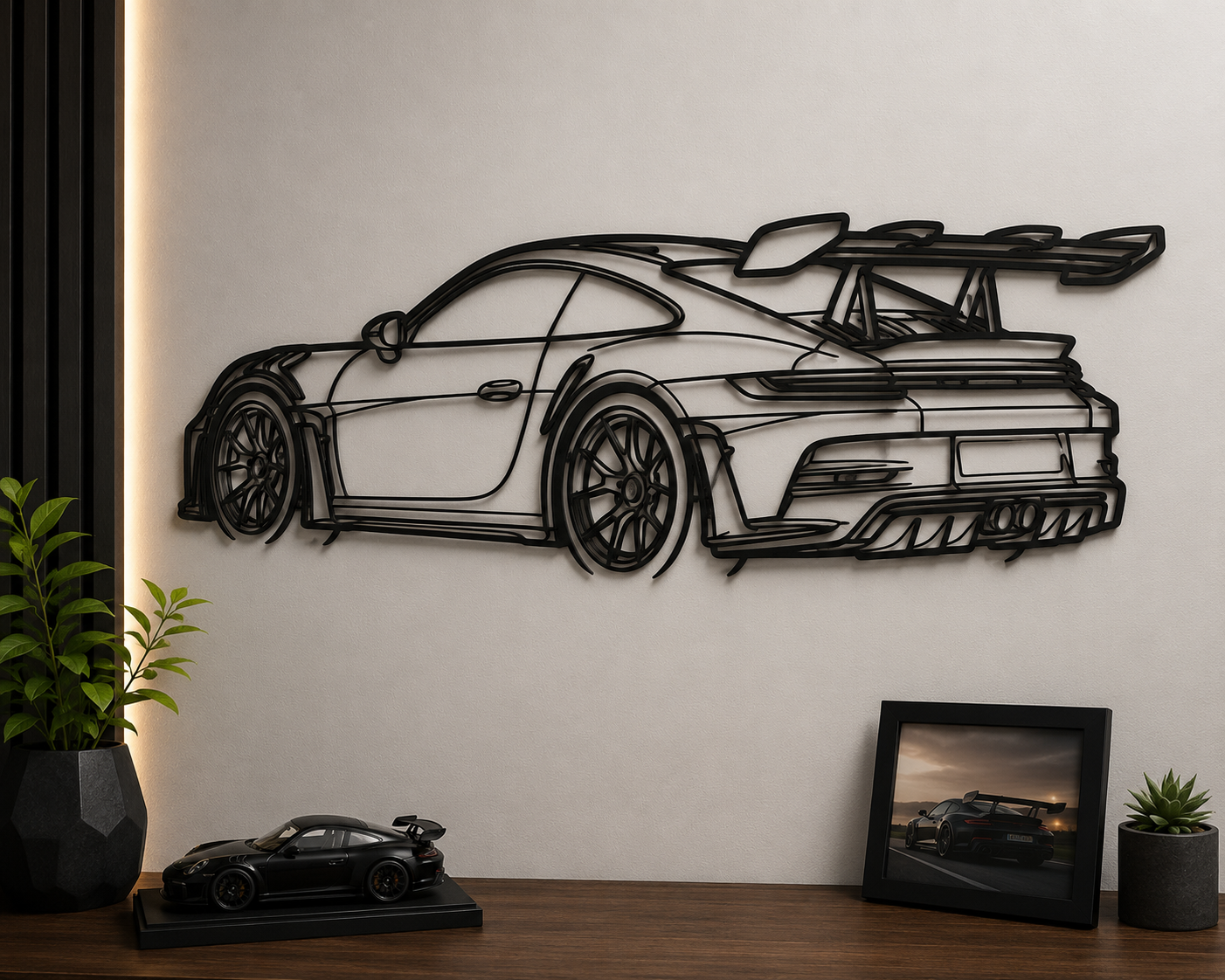 GT3 RS Linework Wall Art