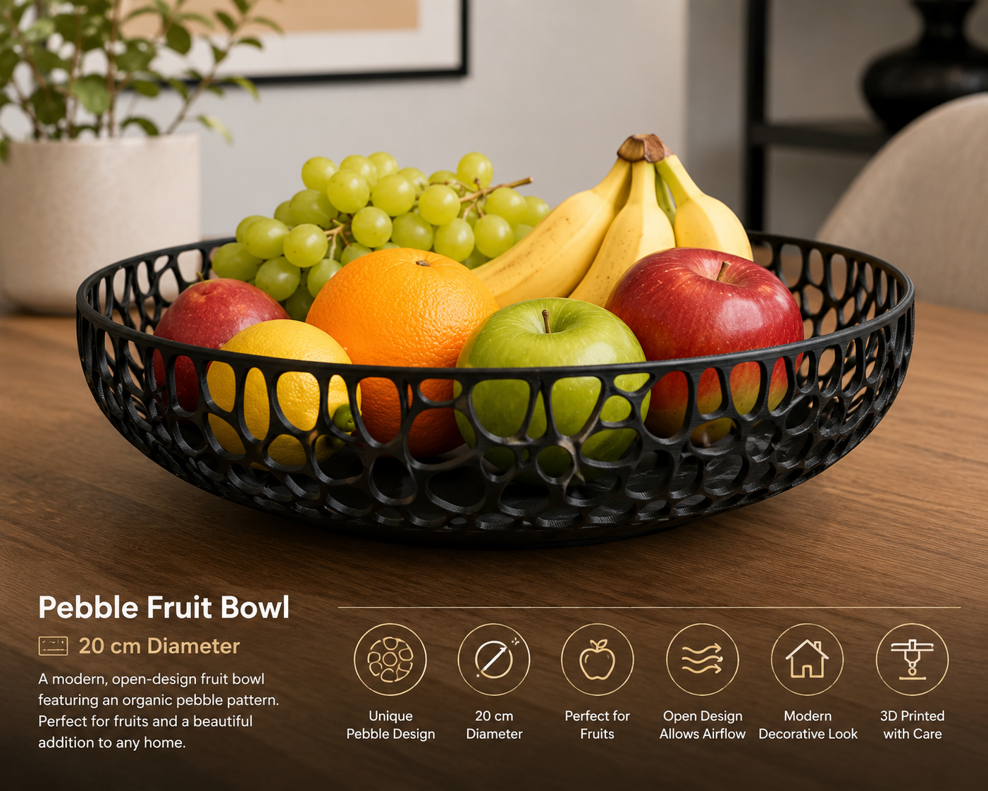 Pebble Fruit Bowl
