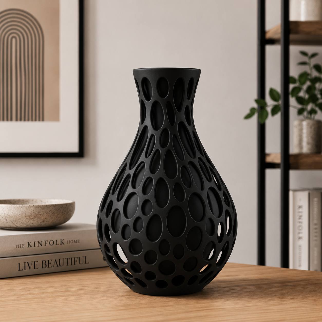 Voronoi Decorative Vase