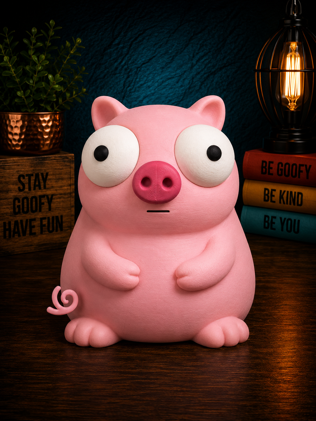 Pip the Pig – Goofy Crew Movable Eyes