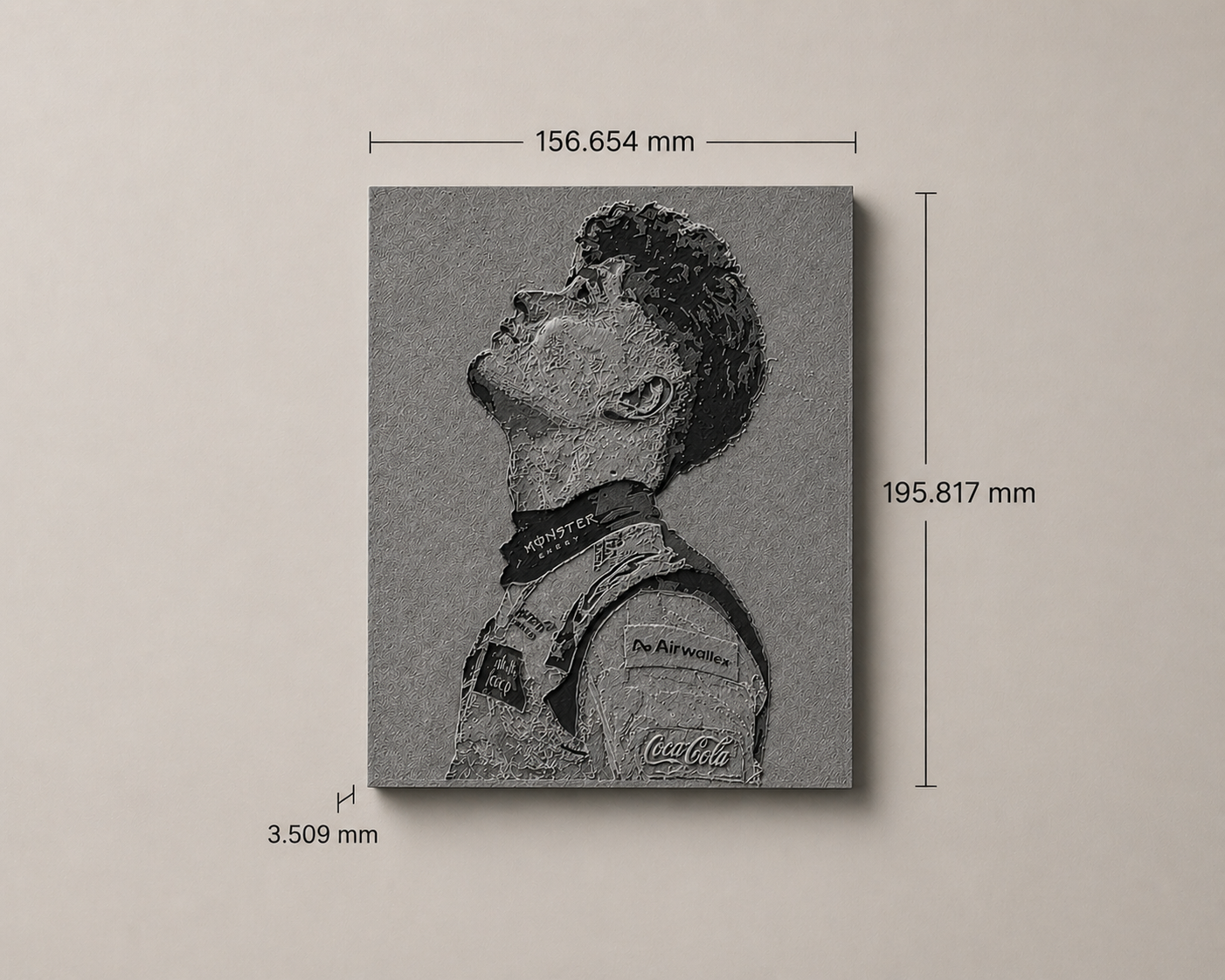 Lando Norris Portrait – F1 Wall Art Edition
