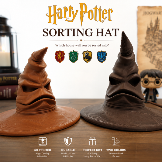 3D printed Sorting Hat collectible