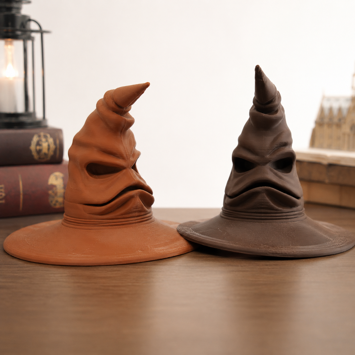 3D printed Sorting Hat collectible, alternate view