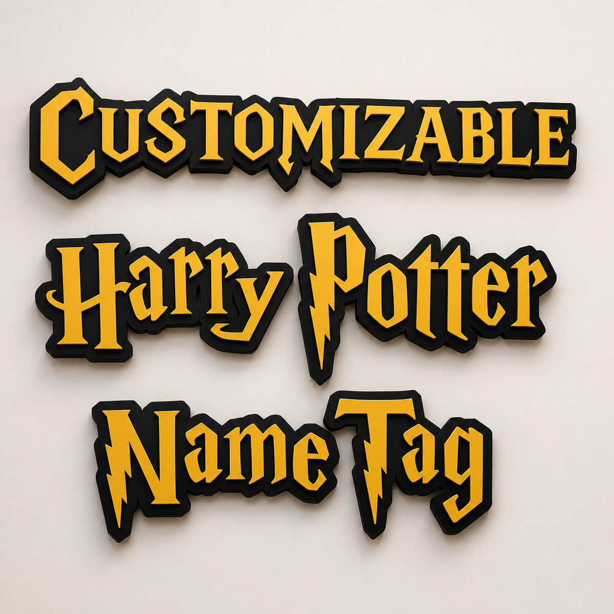 Customizable Harry Potter Name Wall Decor