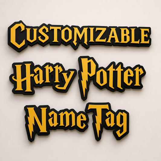 Customizable Harry Potter Name Wall Decor