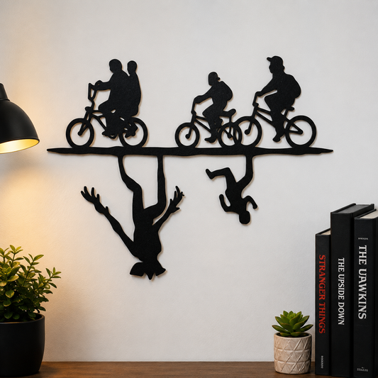 Upside Down Bike Ride Wall Art