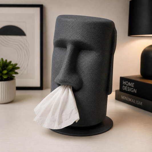 Moai Tissue Box Cover