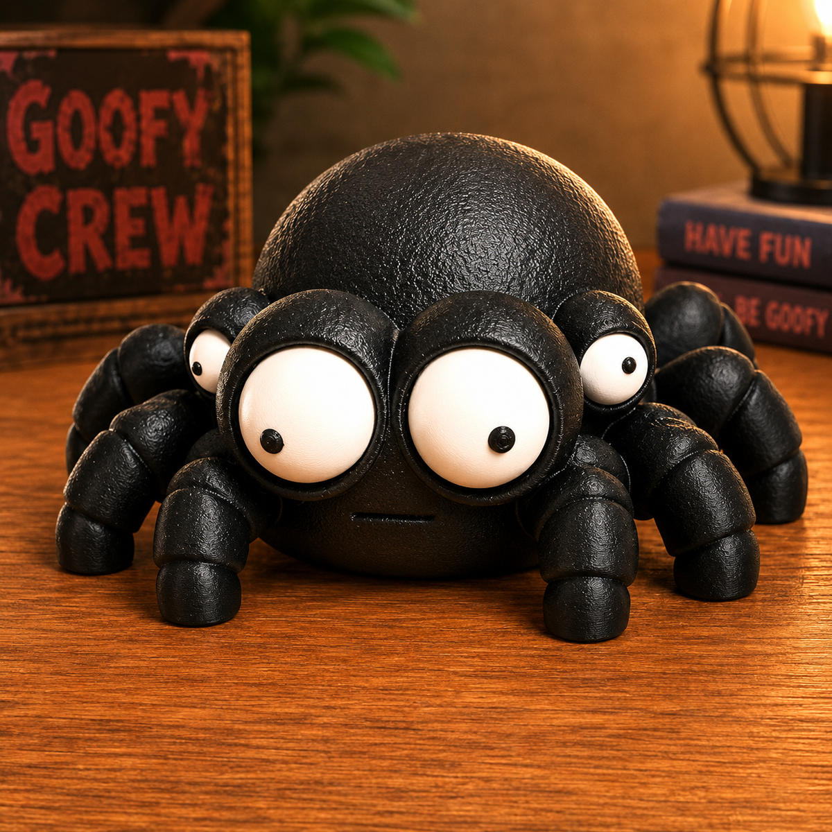Webster the Spider – Goofy Crew Movable Eyes