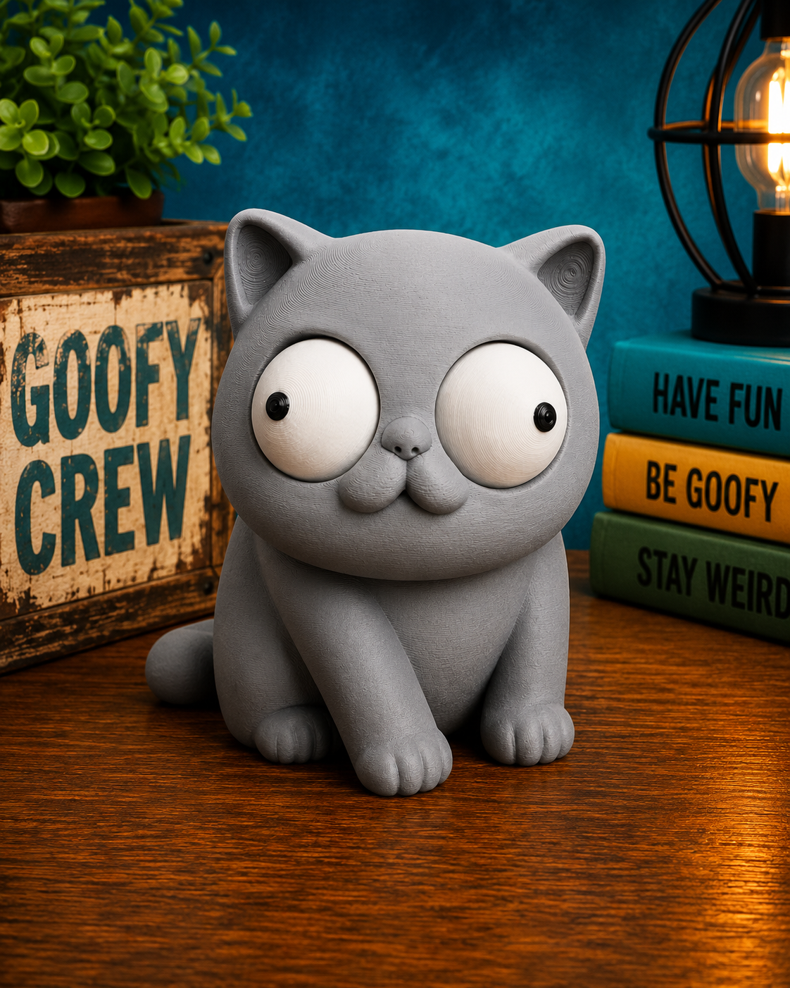 Persia the Exotic Cat – Goofy Crew Movable Eyes