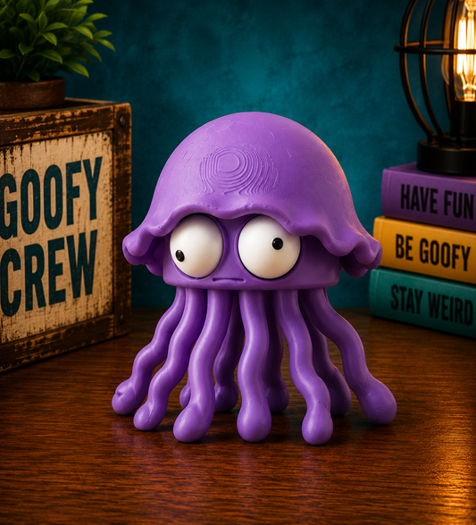 Jelly the Jellyfish – Goofy Crew Movable Eyes