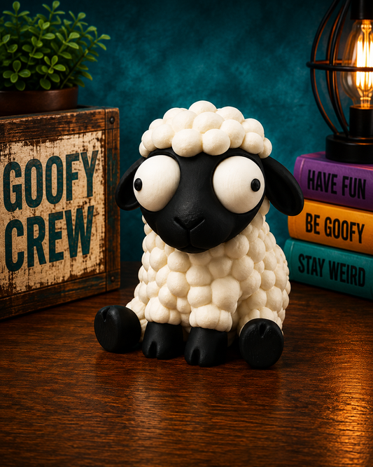 Wooly the Sheep – Goofy Crew Movable Eyes