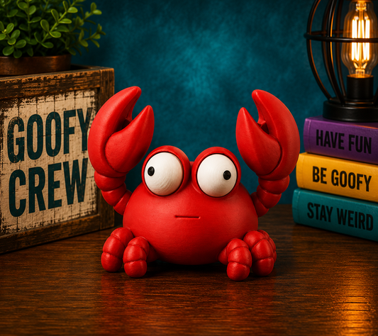 Cody the Crab – Goofy Crew Movable Eyes