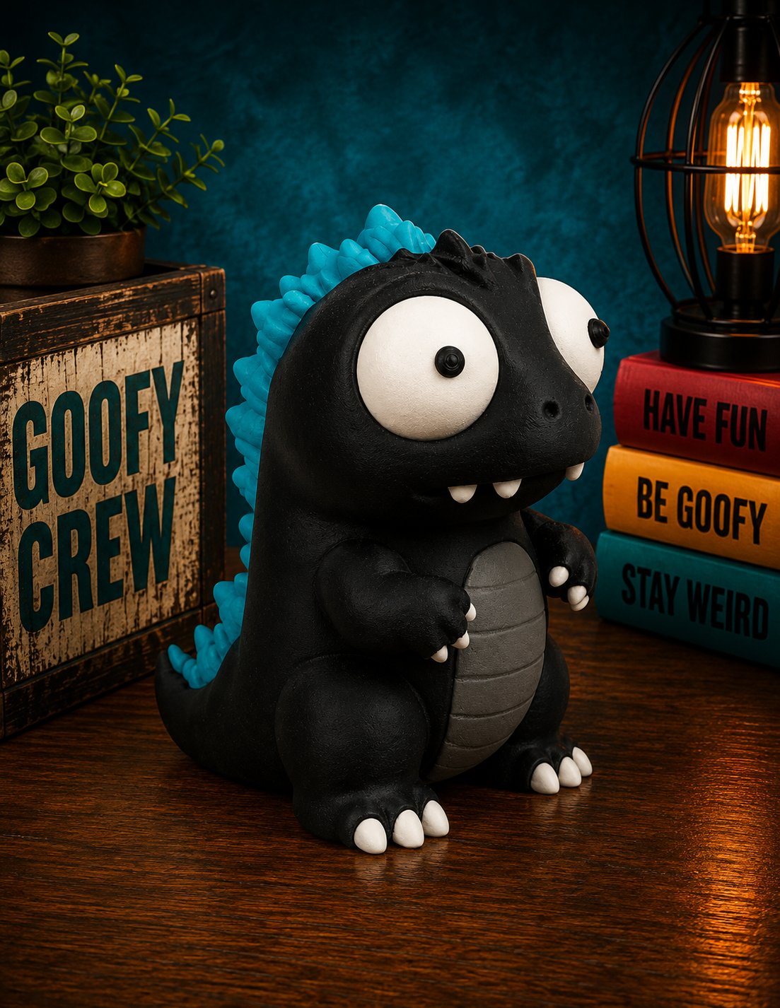 Godzilla – Goofy Crew Movable Eyes