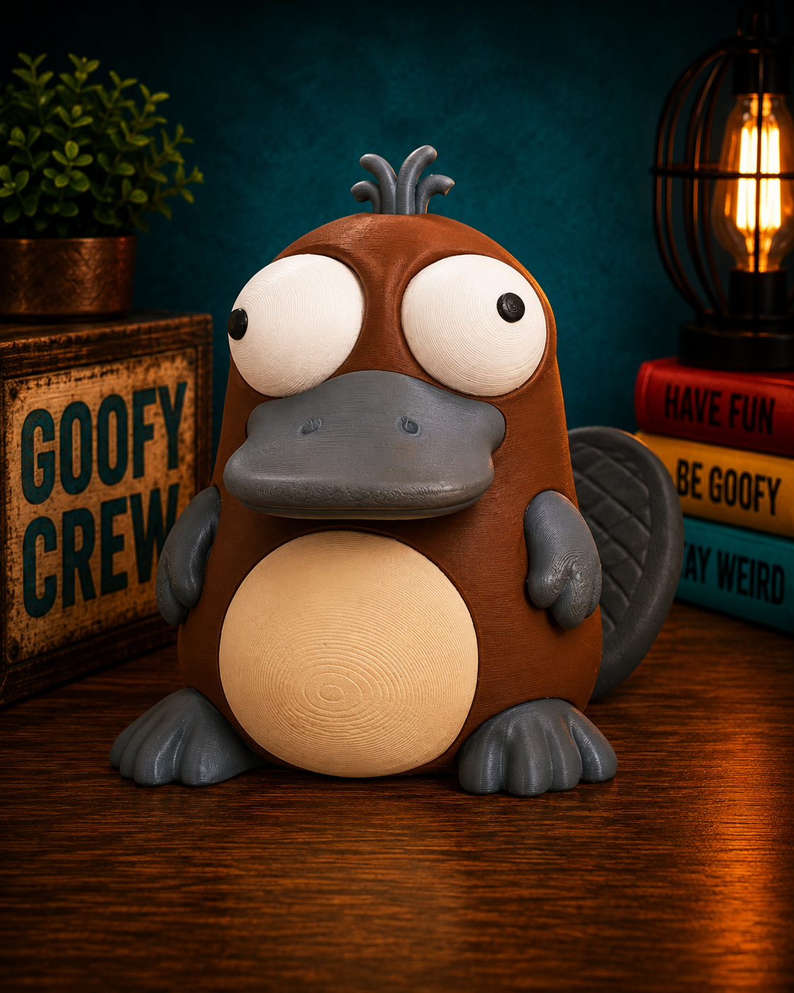 Patty the Platypus – Goofy Crew Movable Eyes