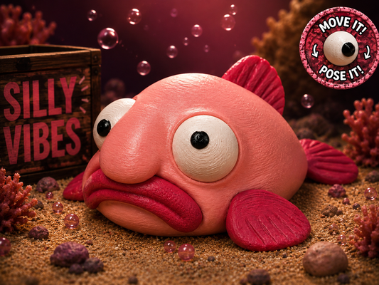 Blobby the Blobfish – Goofy Crew Movable Eyes