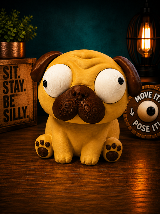 Puggy the Pug – Goofy Crew Movable Eyes