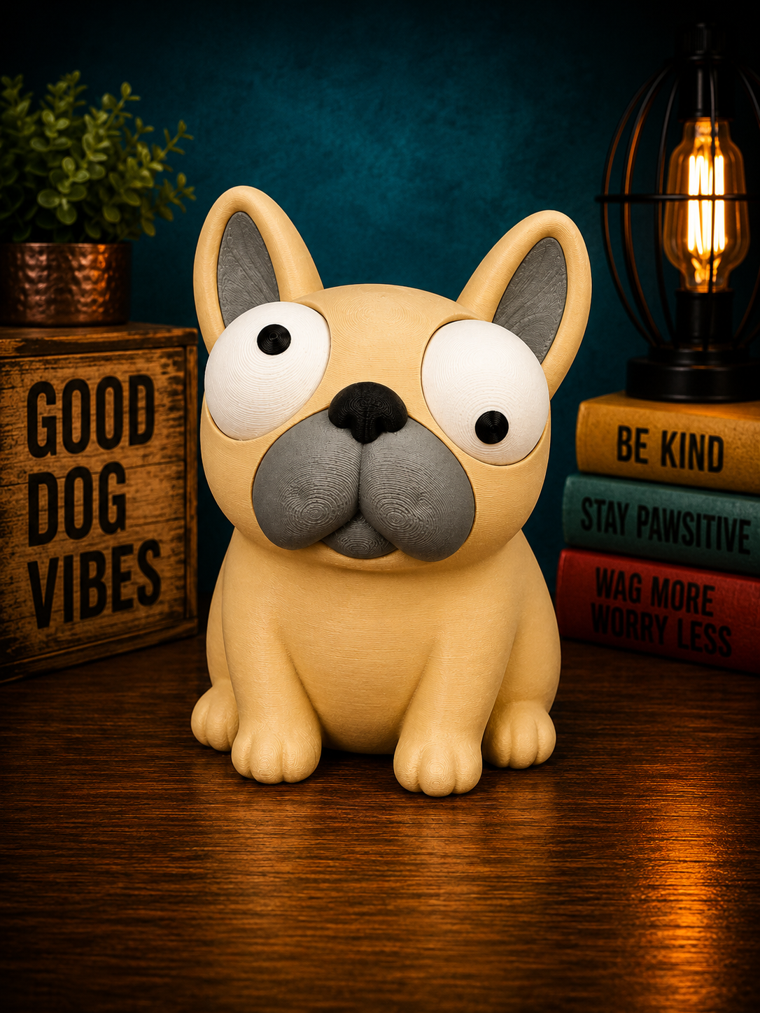 Frenchie the Bulldog – Goofy Crew Movable Eyes