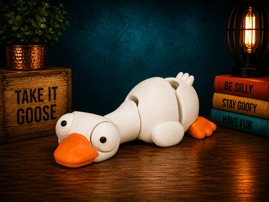 Gilly the Flexi Goose – Goofy Crew Movable Eyes