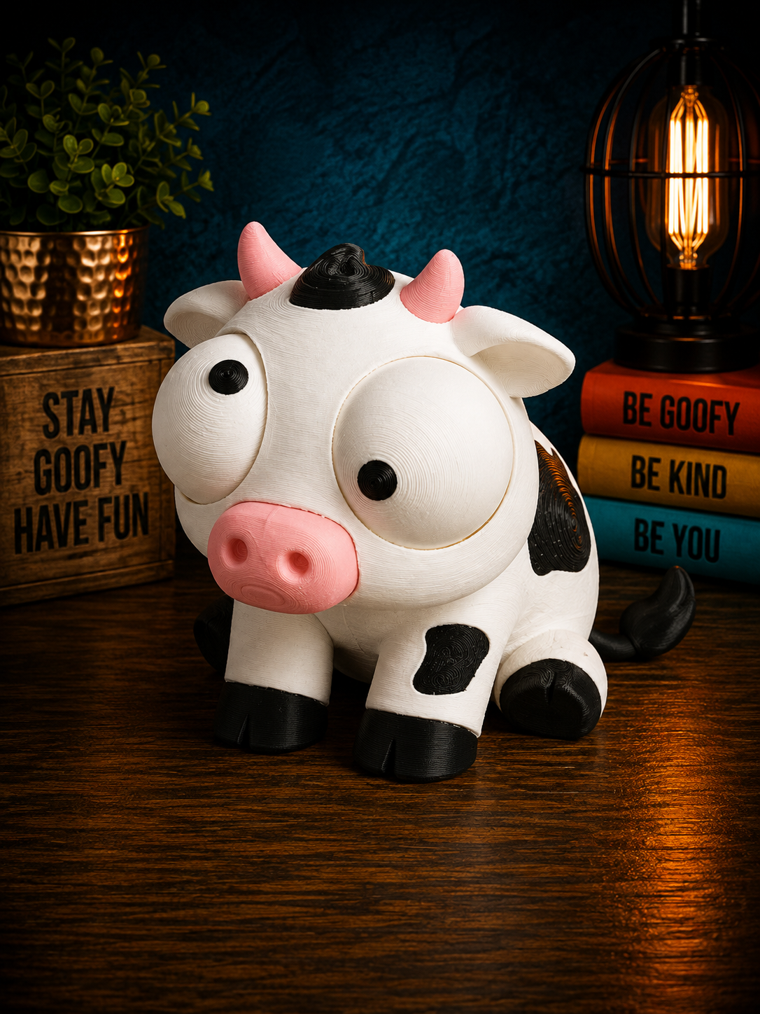 Daisy the Cow – Goofy Crew Movable Eyes