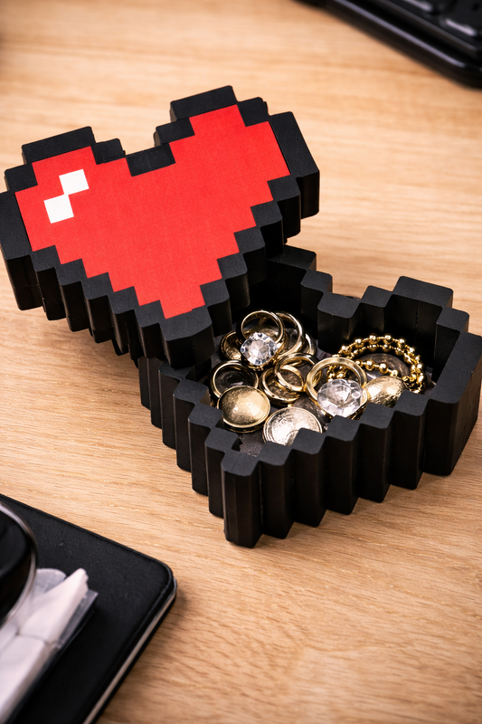 ❤️ Pixel Heart Storage Box