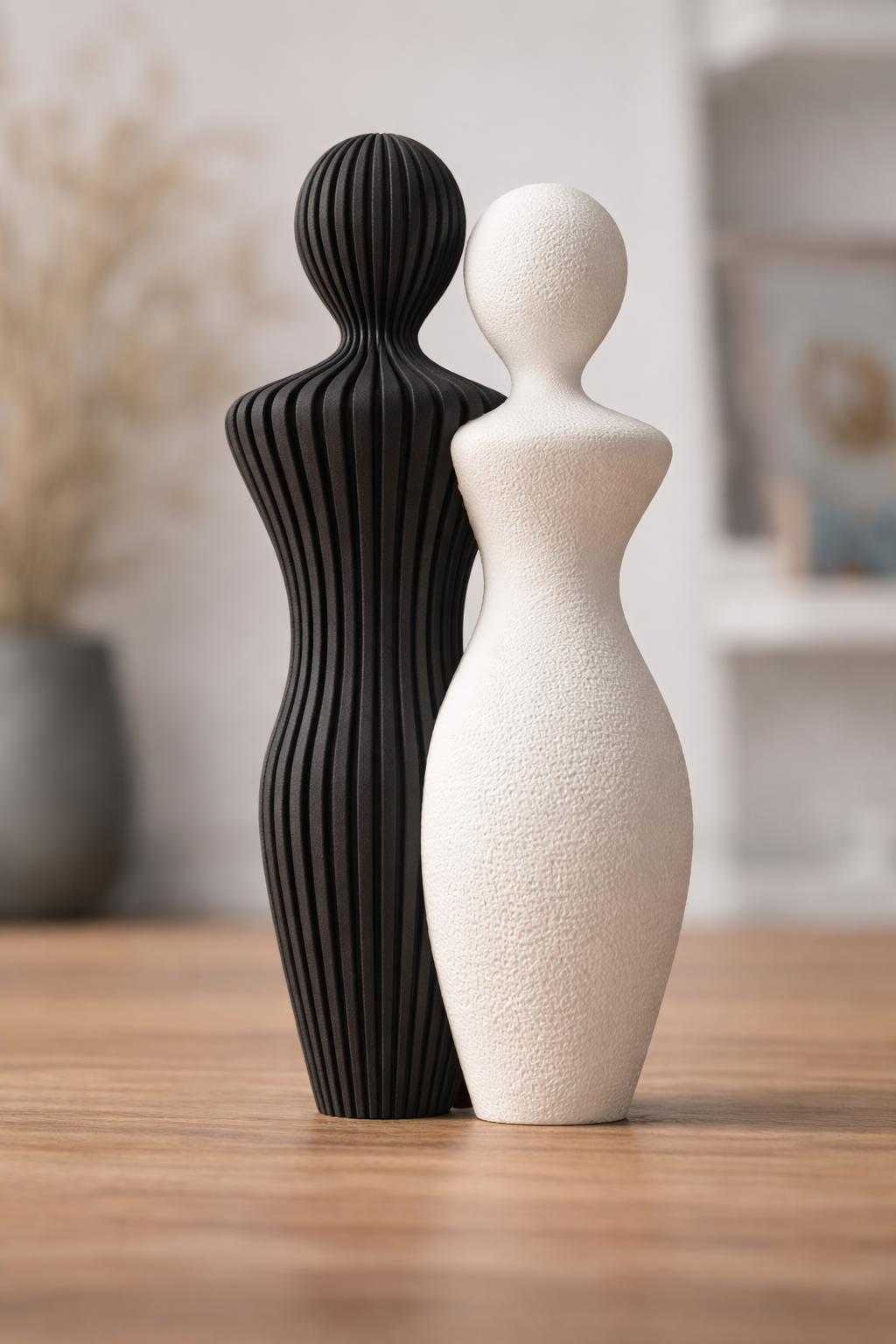 “Perfect Balance” – Modern Couple Sculpture Set