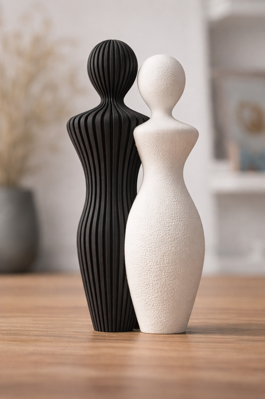 “Perfect Balance” – Modern Couple Sculpture Set