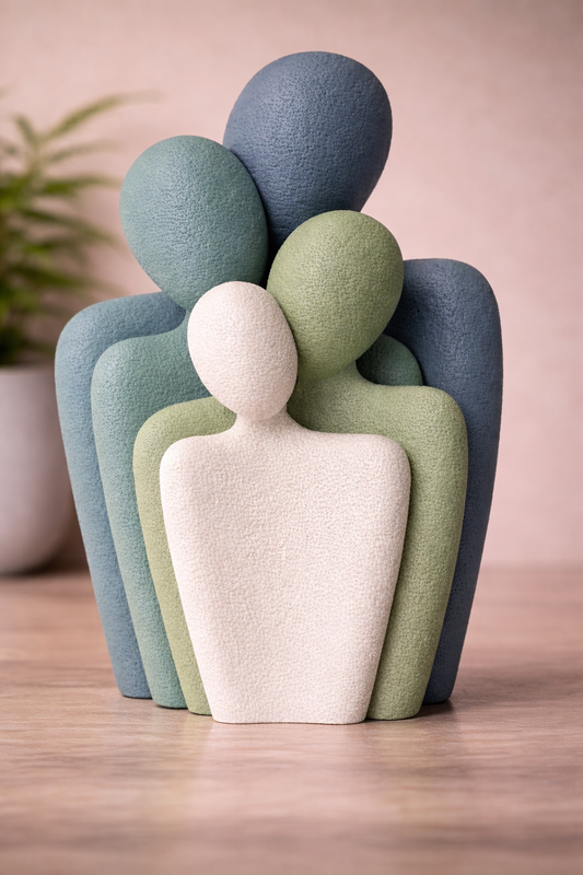 “Unity Layers” – Modern Abstract Family Sculpture