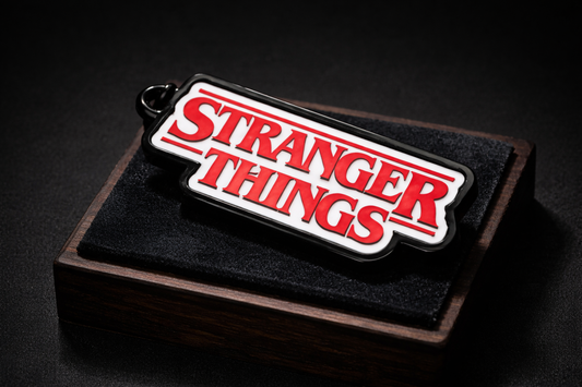 Stranger Things Logo 3D Printed Keychain