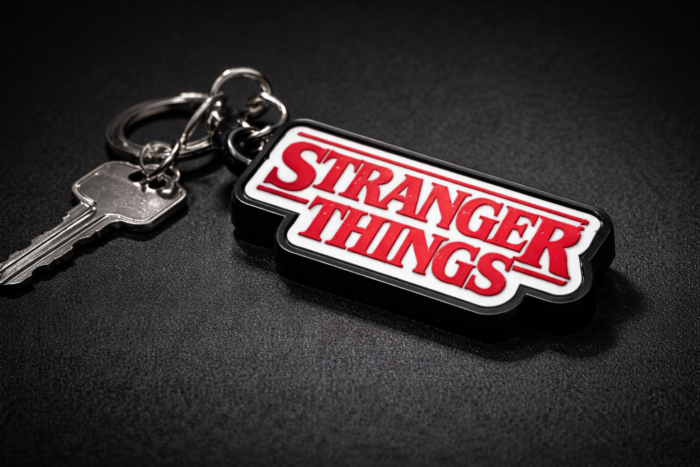 Stranger Things Logo 3D Printed Keychain