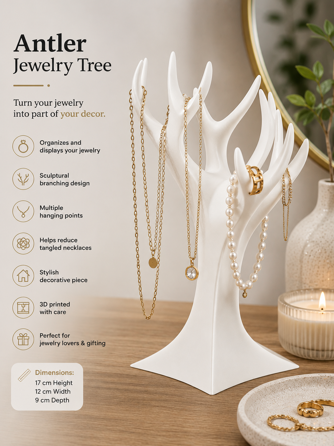 Antler Jewelry Tree