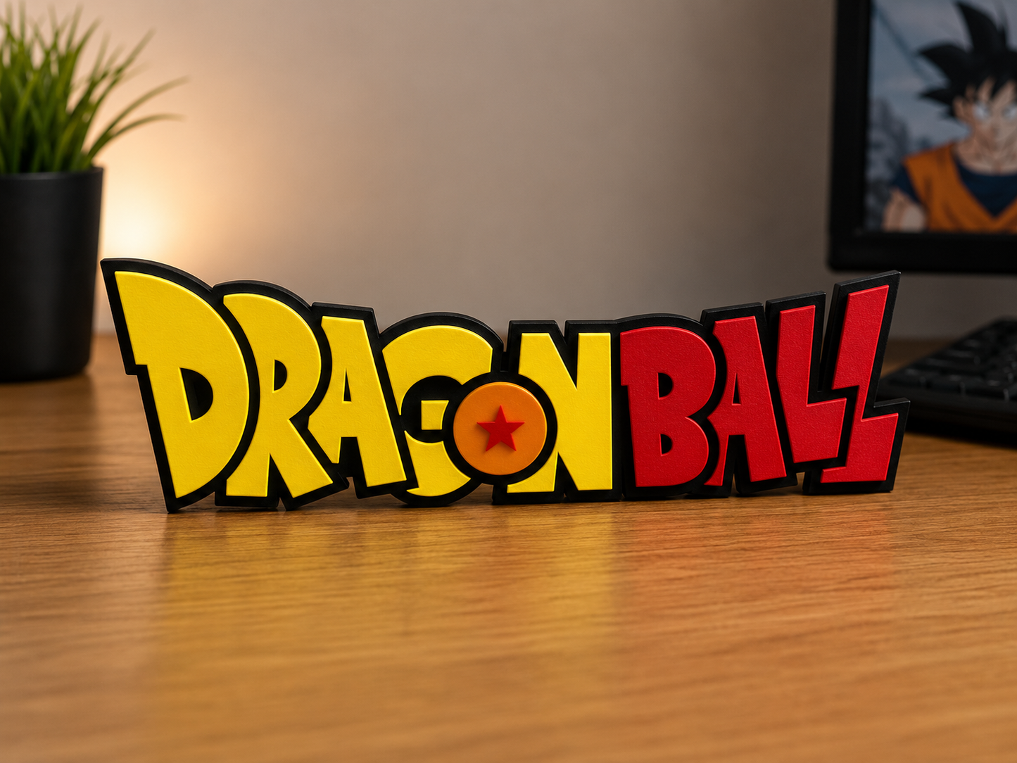 Dragon Ball 3D Desk Sign