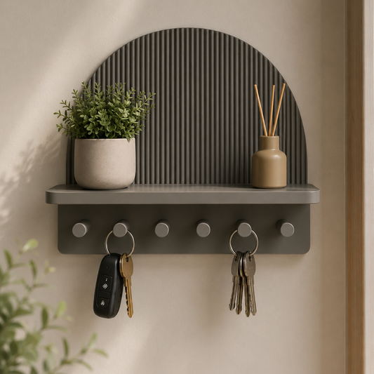 Arch Wall Shelf & Key Holder