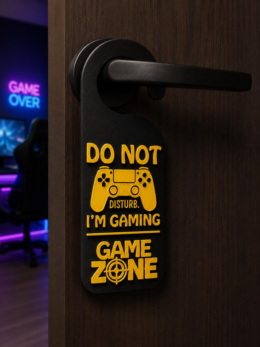 Do Not Disturb – I'm Gaming Door Hanger