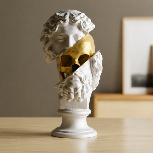 Memento Mori Sculptural Bust