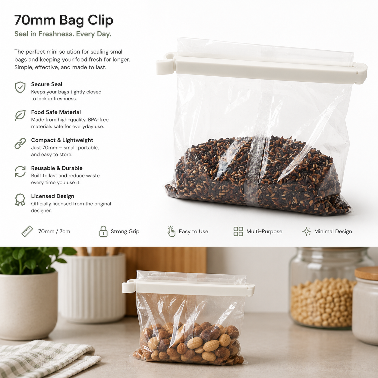 Kitchen Storage Bag Clip