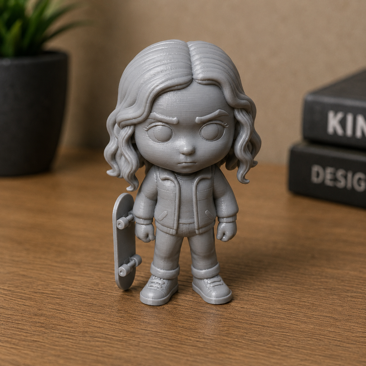 Upside Down Chibi Collection — 3D Printed Figure