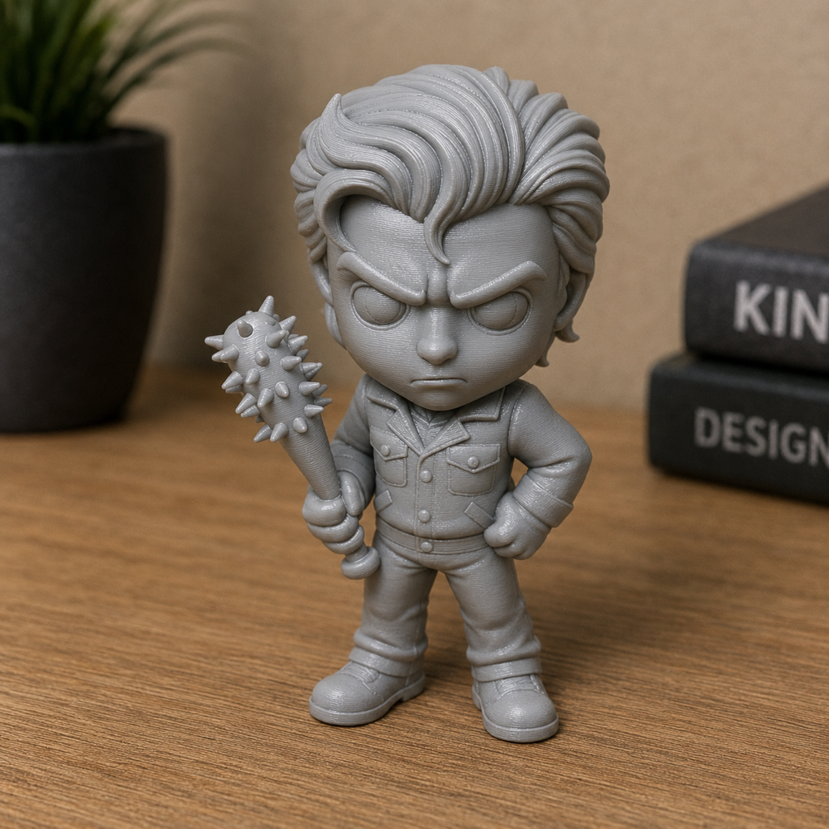 Upside Down Chibi Collection — 3D Printed Figure