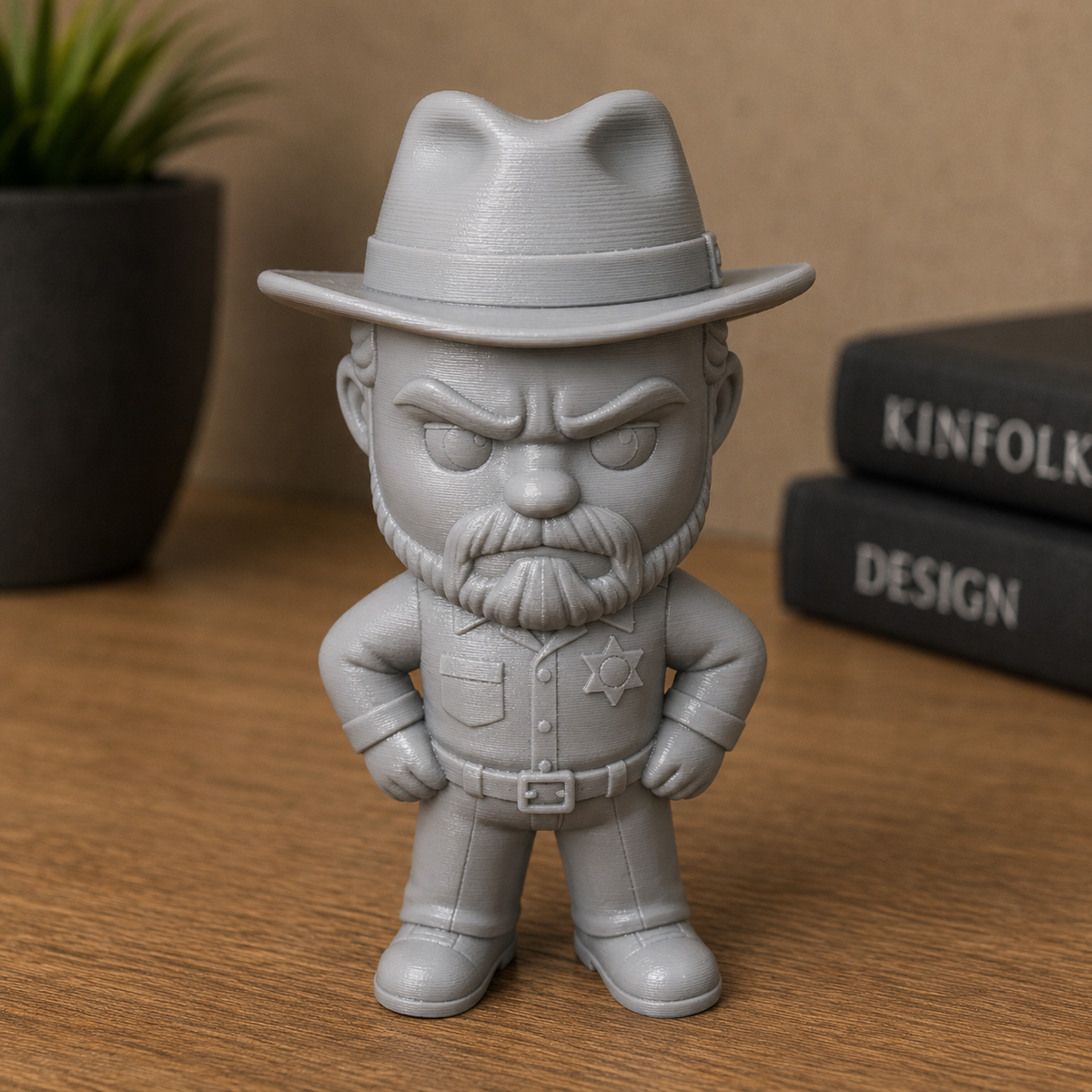 Upside Down Chibi Collection — 3D Printed Figure