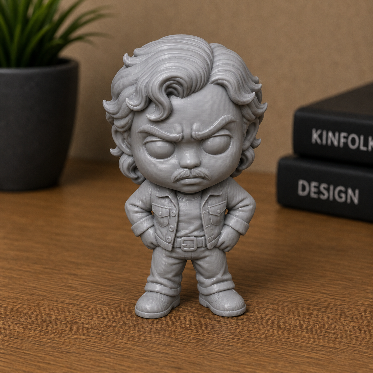 Upside Down Chibi Collection — 3D Printed Figure