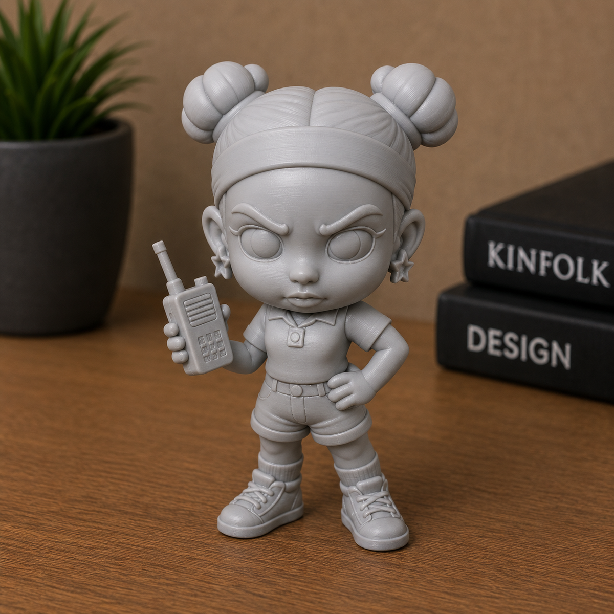 Upside Down Chibi Collection — 3D Printed Figure